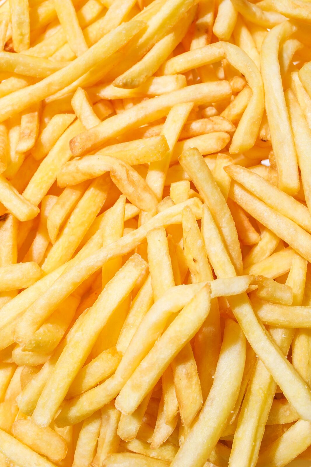 Close-up of crispy golden french fries